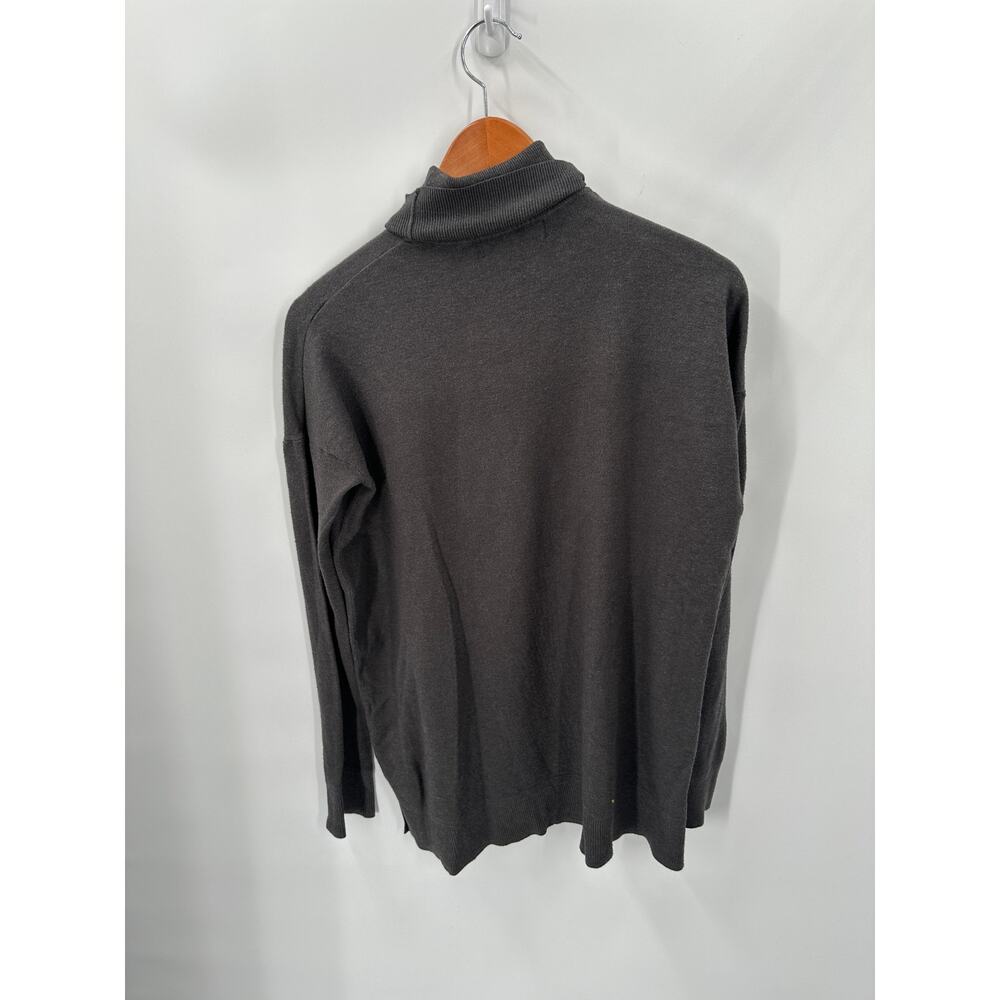 Jolie Gray Turtleneck Cashmere Blend Sweater // S - Picture 7 of 7
